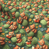 Tissu en coton numérique - OEUFS ET LAPIN DE PÂQUES 2 - coupe minimum ou multiples de 25 x 150 cm