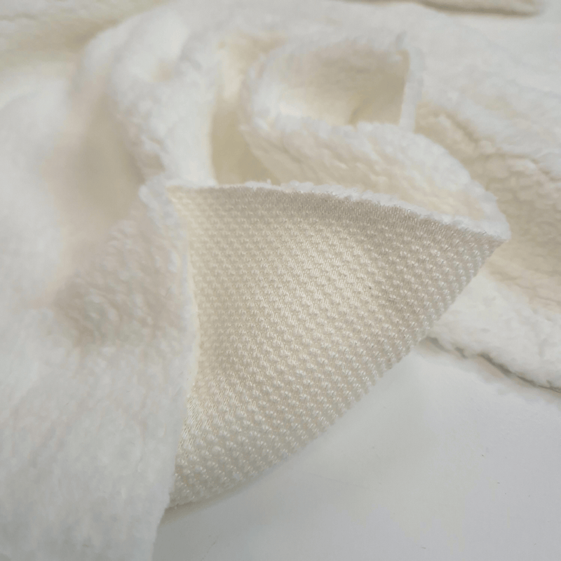 Pelliccia d'agnello sintetica H 160 cm - BIANCO LANA