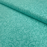 Cotone Americano H 110 cm - DECORO ACQUAMARINA