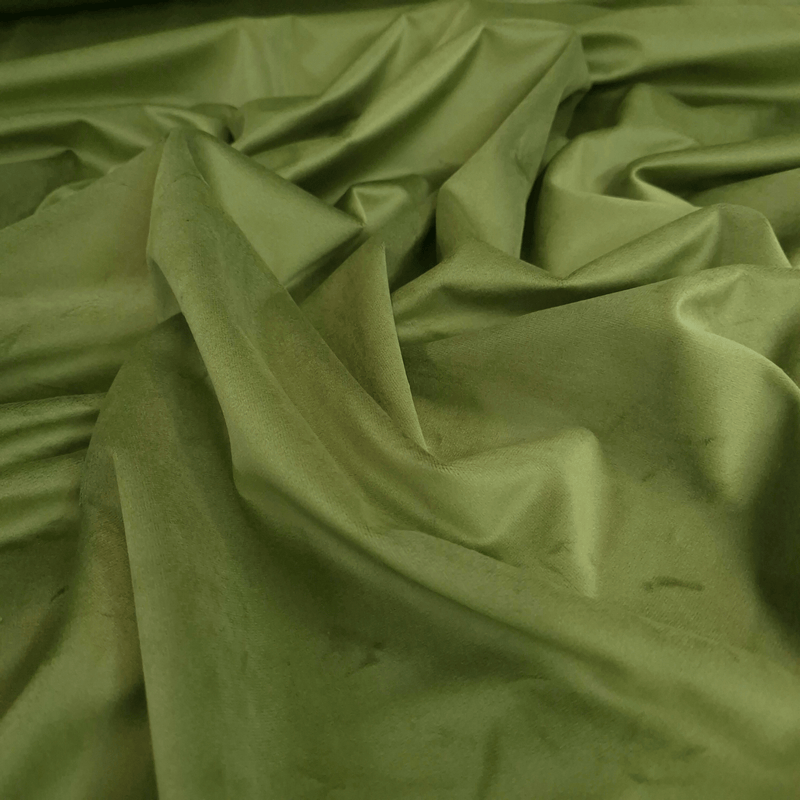 Velluto Liscio H 150 cm - VERDE MUSCHIO