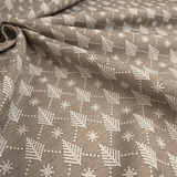 Tissu d'ameublement Jacquard H 140 cm - FUCHSIA HEXAGON STAR