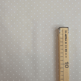 Piquet de coton H 150 cm - POINT BEIGE