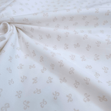 Piquet de coton H 150 cm - BLANC FLOCONS BLANCS