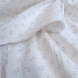 Piquet de coton H 150 cm - BLANC FLOCONS BLANCS