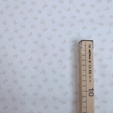 Piquet de coton H 150 cm - BLANC FLOCONS BLANCS