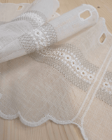 Mantovana H 20 cm - RICAMO GRIGIO