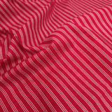 Cotone Americano H 110 cm - RIGHE ROSSE