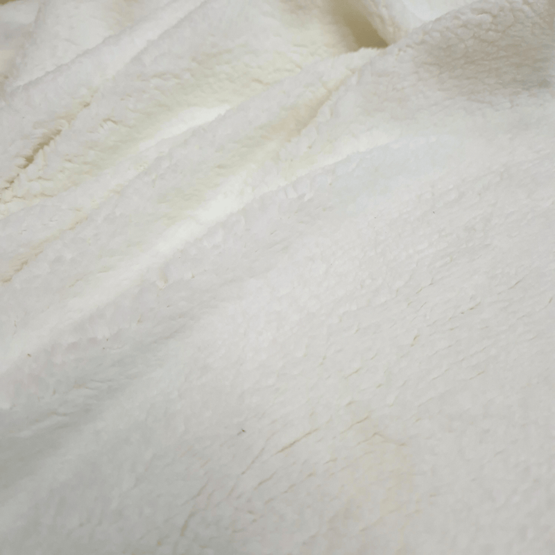 Pelliccia d'agnello sintetica H 160 cm - BIANCO LANA