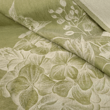 Tovagliato Fiandra in Misto Lino H 180 cm - ORTENSIE VERDE