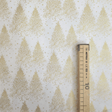 Cotone Natale H 140 cm - ABETI/BIANCO LATTE