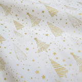 Cotone Natale H 140 cm - ALBERELLI DI NATALE/BIANCO LATTE