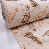 Jacquard-Möbelstoff H 140 cm – VOLPINE NATALIZIE/LUREX