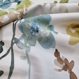 Misto cotone con stampa digitale H 280 cm - FIORI ACQUERELLO AUTUNNO