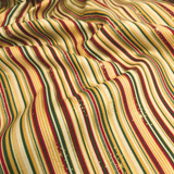 Cotone Americano H 110 cm - COORDINATO PANNA, VERDE E BORDEAUX/ORO