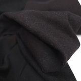 Sweat Brossé - NOIR - coupe minimum ou multiples de 25 x 180 cm