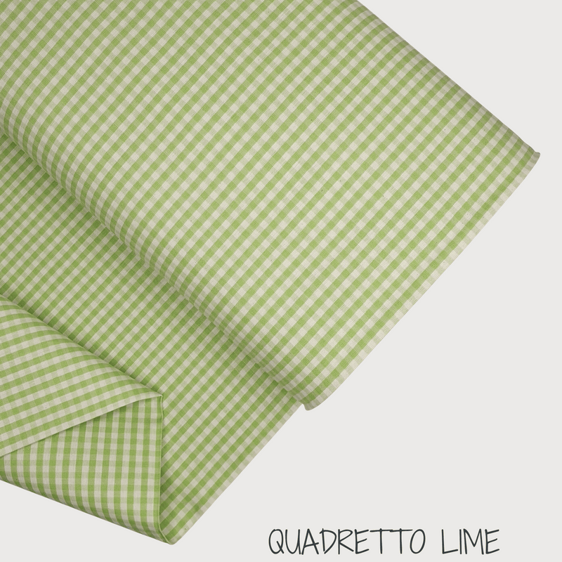 Kollektion „Streifen, Quadrat und Uni“, H 180 cm – LIME 