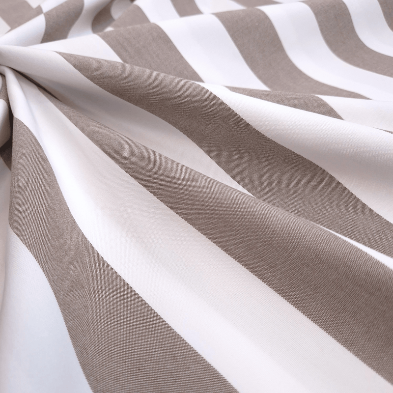 Mélange de coton avec impression numérique GREY LEAVES - H 280 cm
