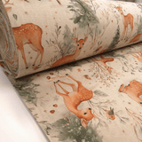 Cotone Fondo Grezzo H 280 cm - CERVI NEL BOSCO