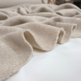 Tessuto in maglia con Lurex Argento H 150 cm - BEIGE