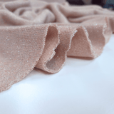 Tessuto in maglia con Lurex Argento H 150 cm - ROSA POLVERE