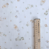 Mussola di Cotone Doppia Garza H 140 cm - PAPERELLE/LATTE