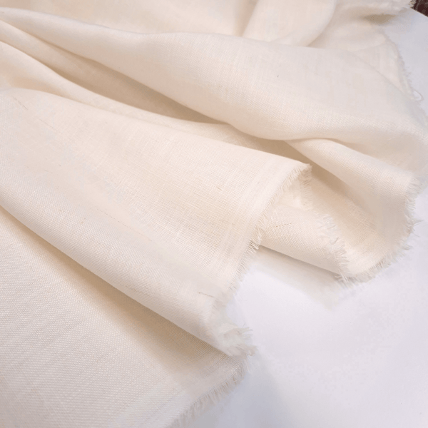 Tenda a metraggio Misto Lino H 330 cm - Variante AVORIO Fiammato