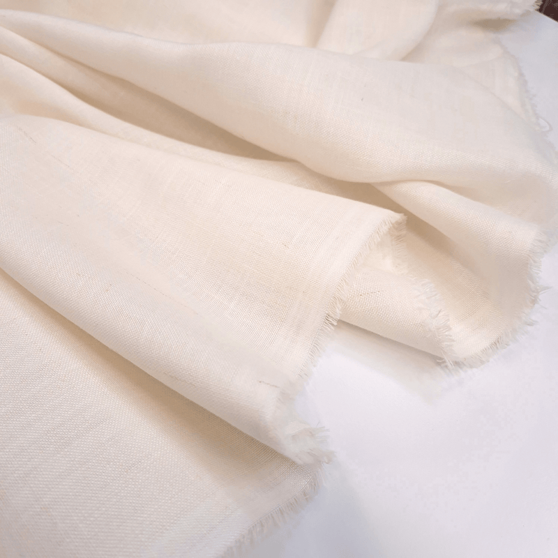 Tenda a metraggio Misto Lino H 330 cm - Variante AVORIO Fiammato