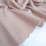 Tessuto in maglia con Lurex Argento H 150 cm - ROSA POLVERE