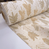 Tessuto Arredo Jacquard H 140 cm - BOSCO NORDICO/LUREX ORO