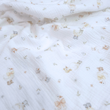 Mussola di Cotone Doppia Garza H 140 cm - PAPERELLE/LATTE