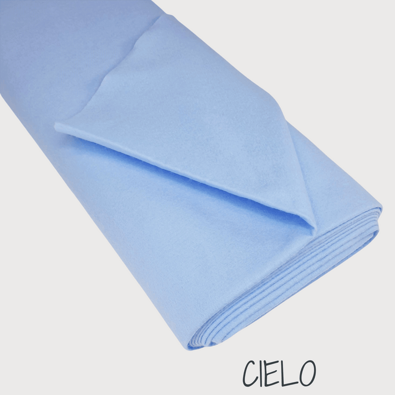 Pannolenci nuances bleu clair-bleu - coupe minimum ou multiples de 25 x 180 cm