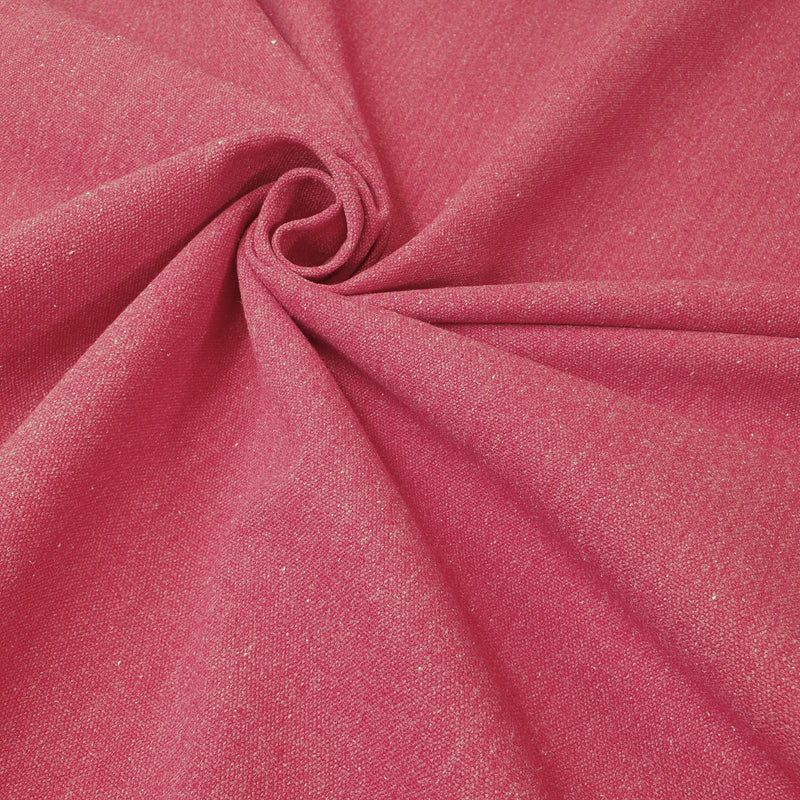 Tessuto Canvas Cotone H 140 cm - ROSSO