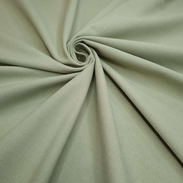 Tessuto Canvas Cotone H 140 cm - WASABI