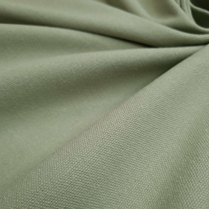 Tessuto Canvas Cotone H 140 cm - WASABI