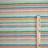 Tessuto Cotone H 140 cm - ZIG ZAG MULTICOLOR