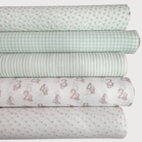 Tessuto Cotone "Collezione Baby Wonderland" H 145 cm - VERDE