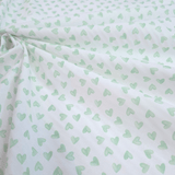 Tessuto Cotone "Collezione Baby Wonderland" H 145 cm - VERDE