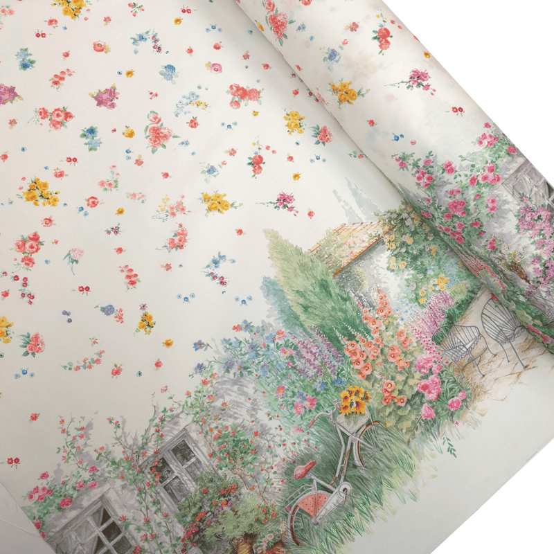 Stoff mit Durchhang H 140 cm – IGEL UNTER DEN BLUMEN