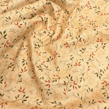 Cotone Americano H 110 cm - RAMOSCELLI/BEIGE