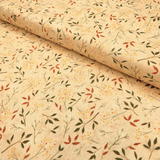 Cotone Americano H 110 cm - RAMOSCELLI/BEIGE