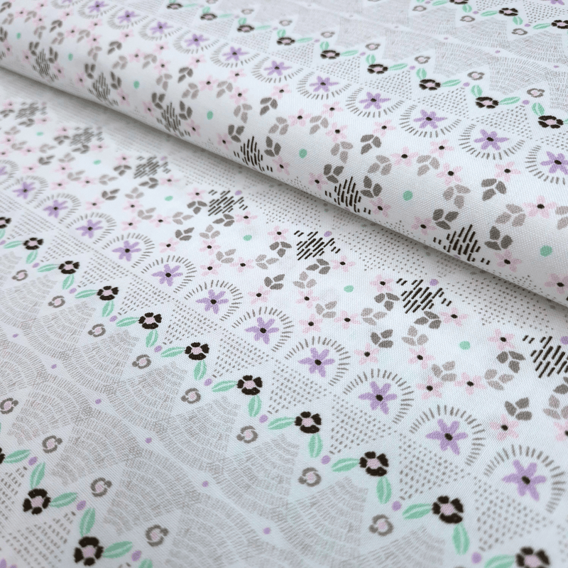 Cotone Americano H 110 cm - MOTIVO FLOREALE MINUTO