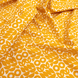 Cotone Americano H 110 cm - FANTASIA GEOMETRICA SENAPE