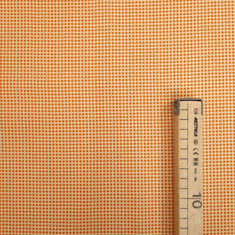 Cotone Americano H 110 cm - MINI POIS ARANCIO