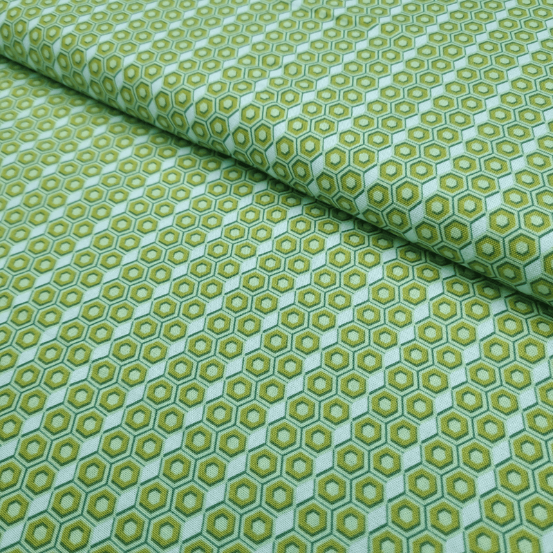 Cotone Americano H 110 cm - ESAGONI VERDI