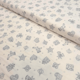 Cotone Americano H 110 cm - DECORI NATALIZI GRIGI
