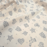 Cotone Americano H 110 cm - DECORI NATALIZI GRIGI