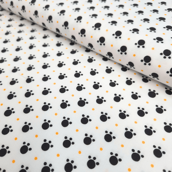 Cotone Americano H 110 cm - IMPRONTE BIANCO E NERO