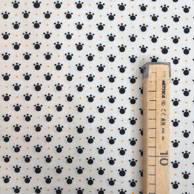 Cotone Americano H 110 cm - IMPRONTE BIANCO E NERO