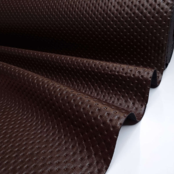 Similpelle H 140 cm - EFFETTO TRAPUNTATO CIOCCOLATO