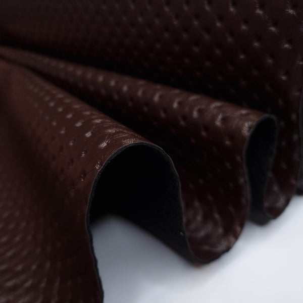 Similpelle H 140 cm - EFFETTO TRAPUNTATO CIOCCOLATO
